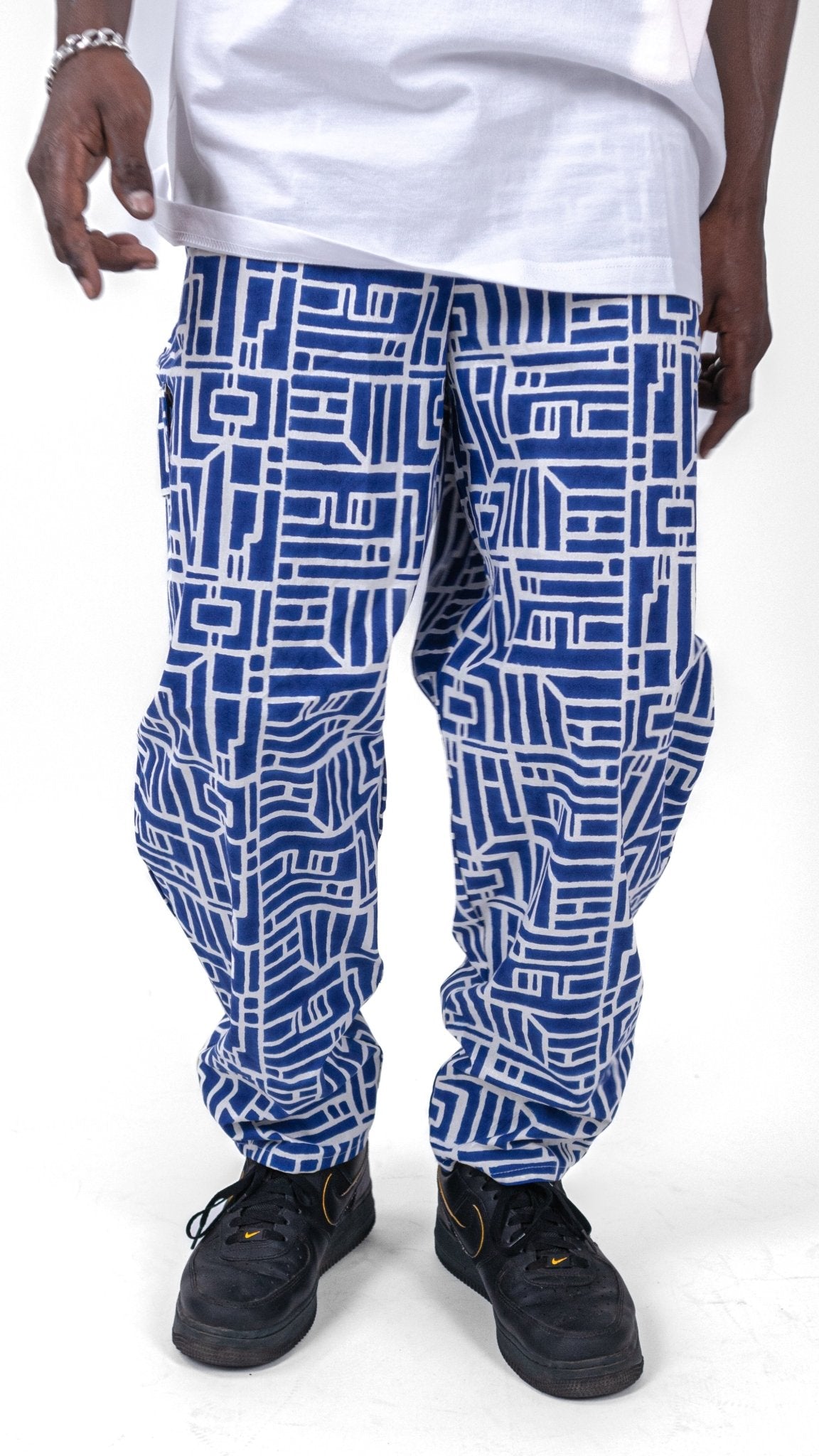 Pantalon SANKOFA azur
