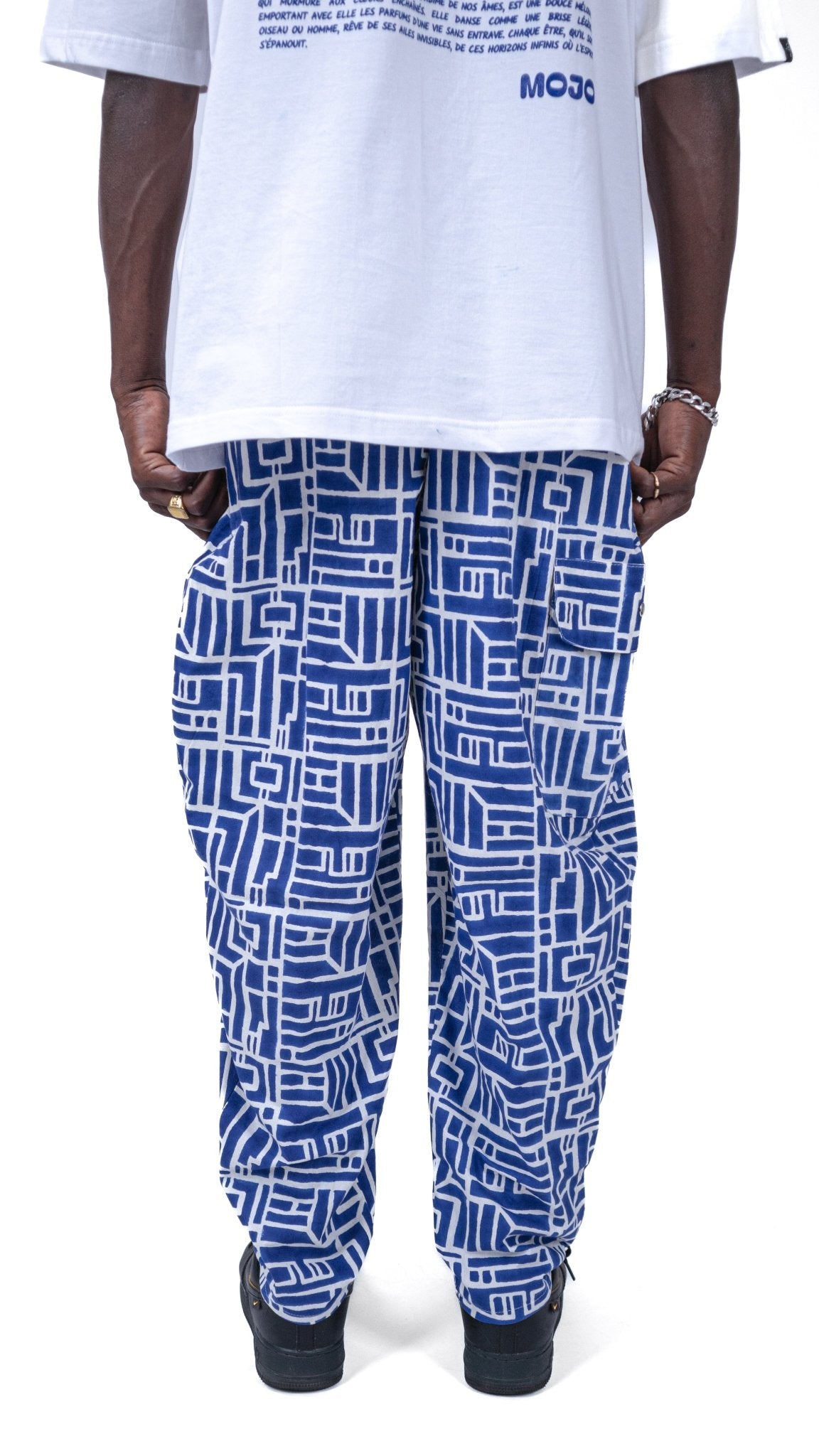 Pantalon SANKOFA azur