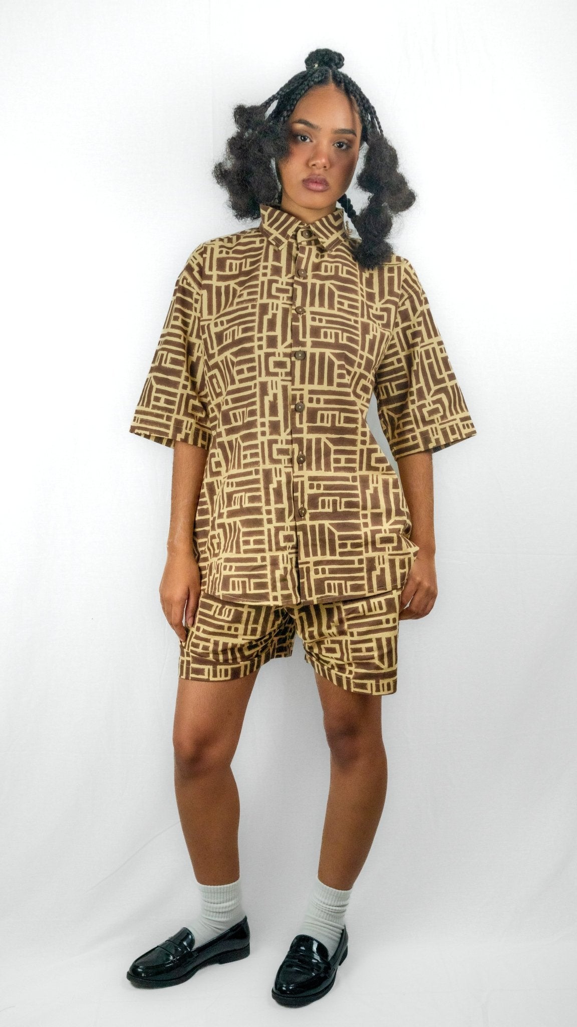 Ensemble Chemise & Short Moka