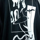 Tee-Shirt oversize noir by Pikio