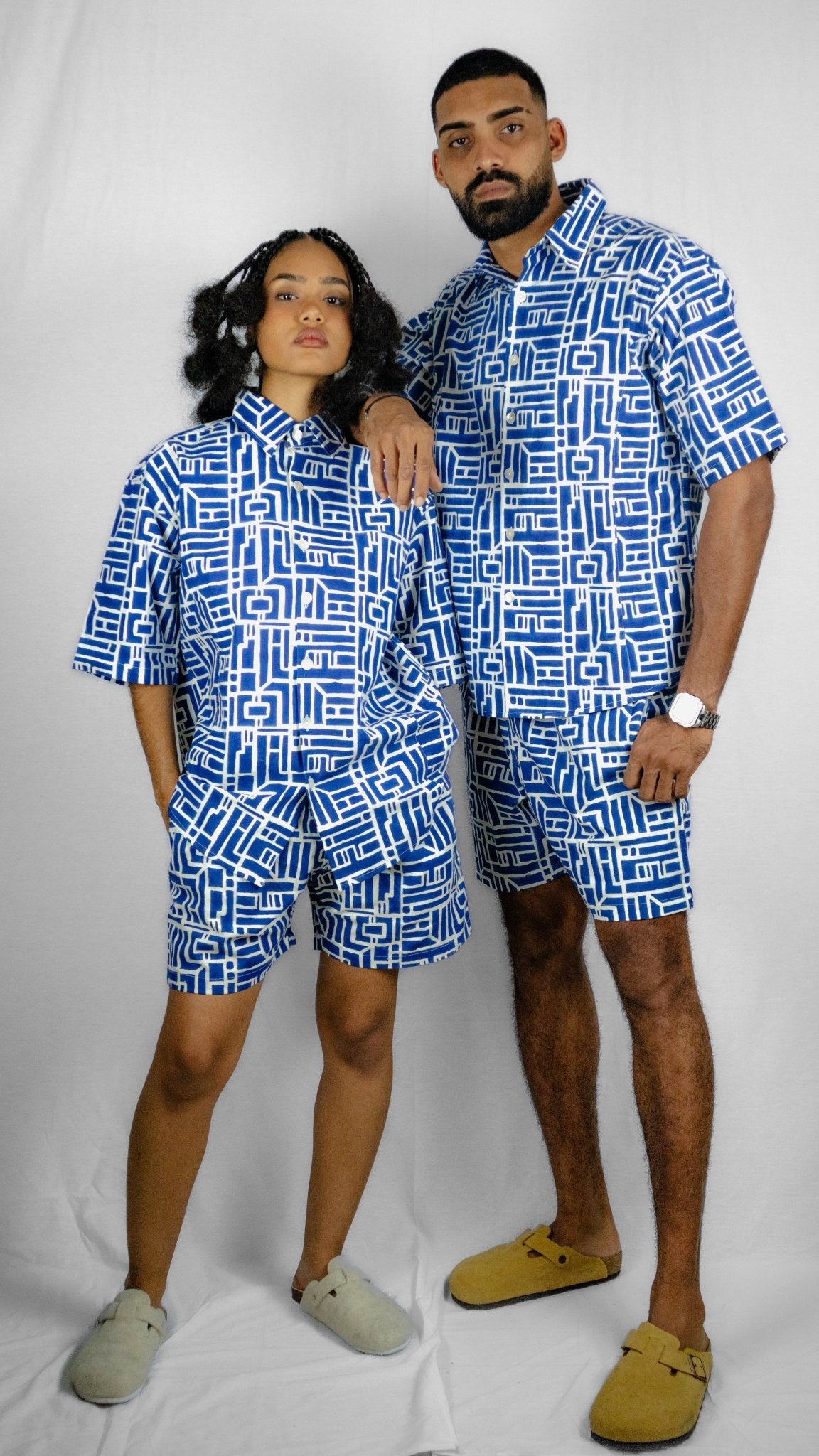 Ensemble Chemise & Short Azur